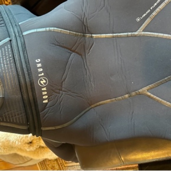 Aqualung Wetsuit / Divesuit 8/7mm Solaflex Women's Hooded Semi-Dry Suit - Picture 9 of 10